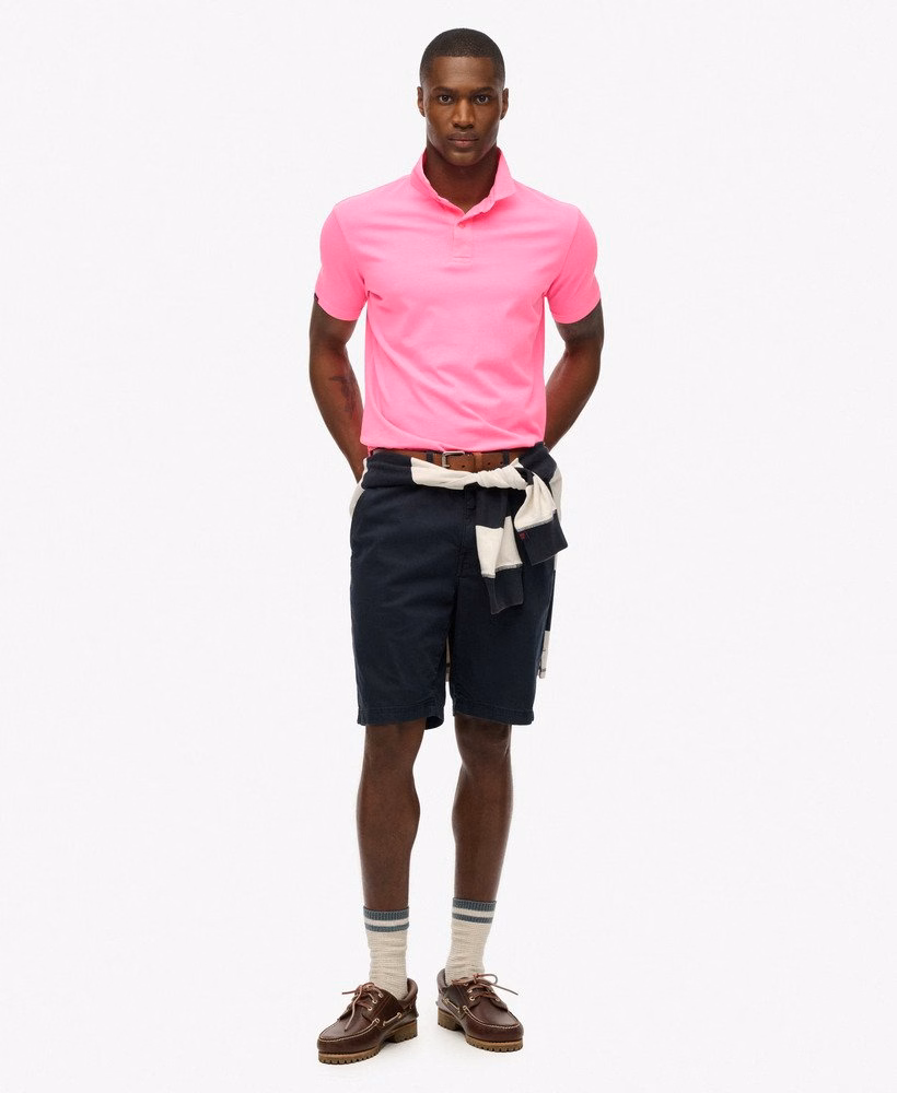 Essentiële jersey polo top