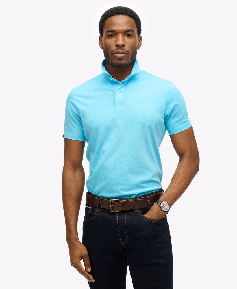 Essentiële jersey polo top