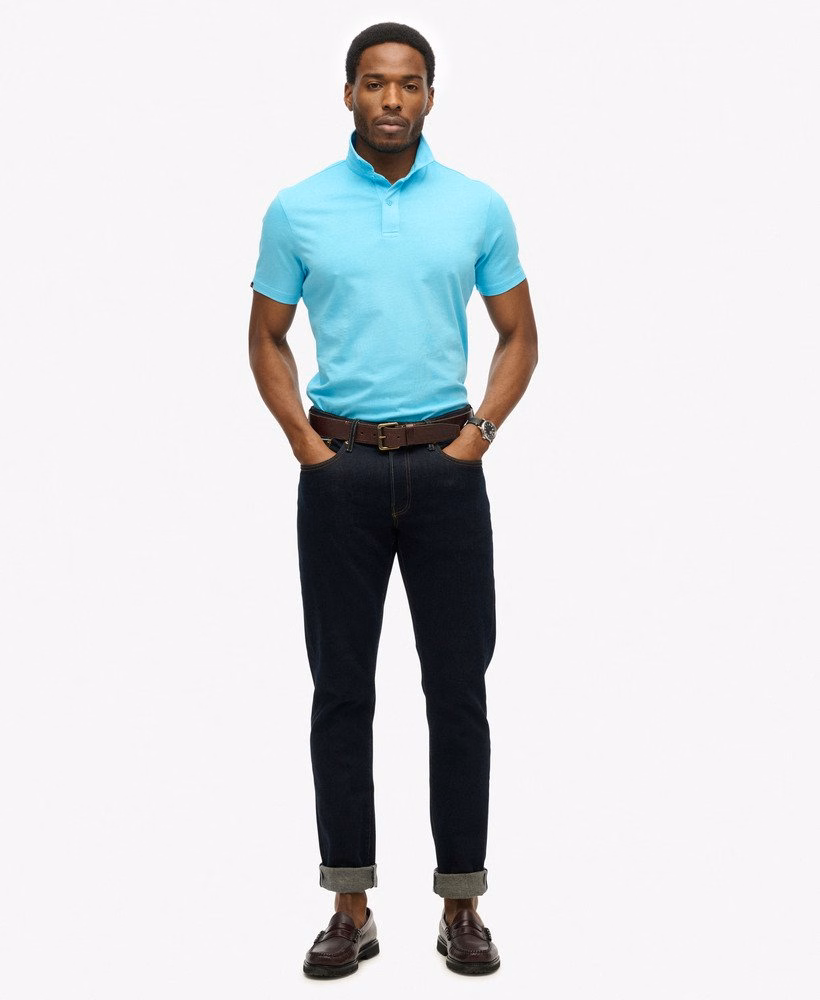 Essentiële jersey polo top