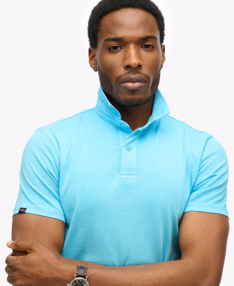 Essentiële jersey polo top