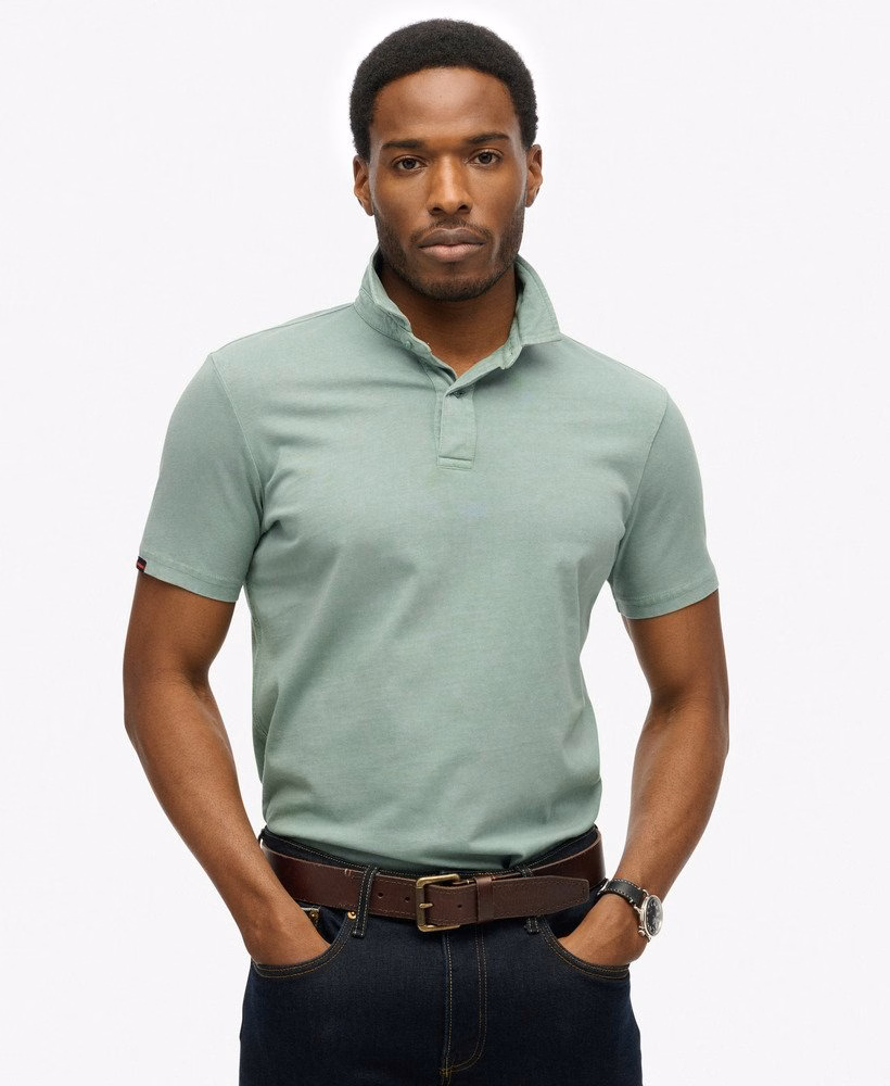 Essentiële jersey polo top