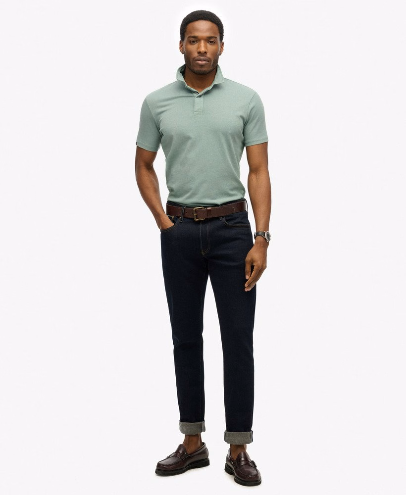 Essentiële jersey polo top