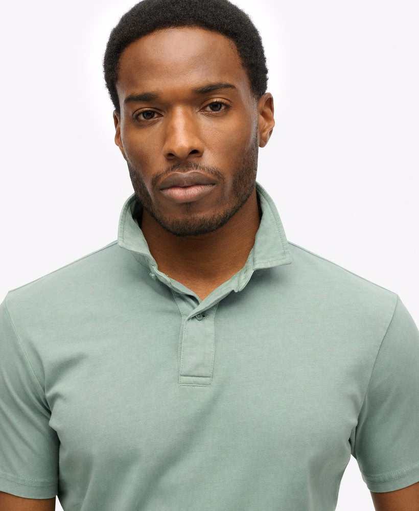 Essentiële jersey polo top
