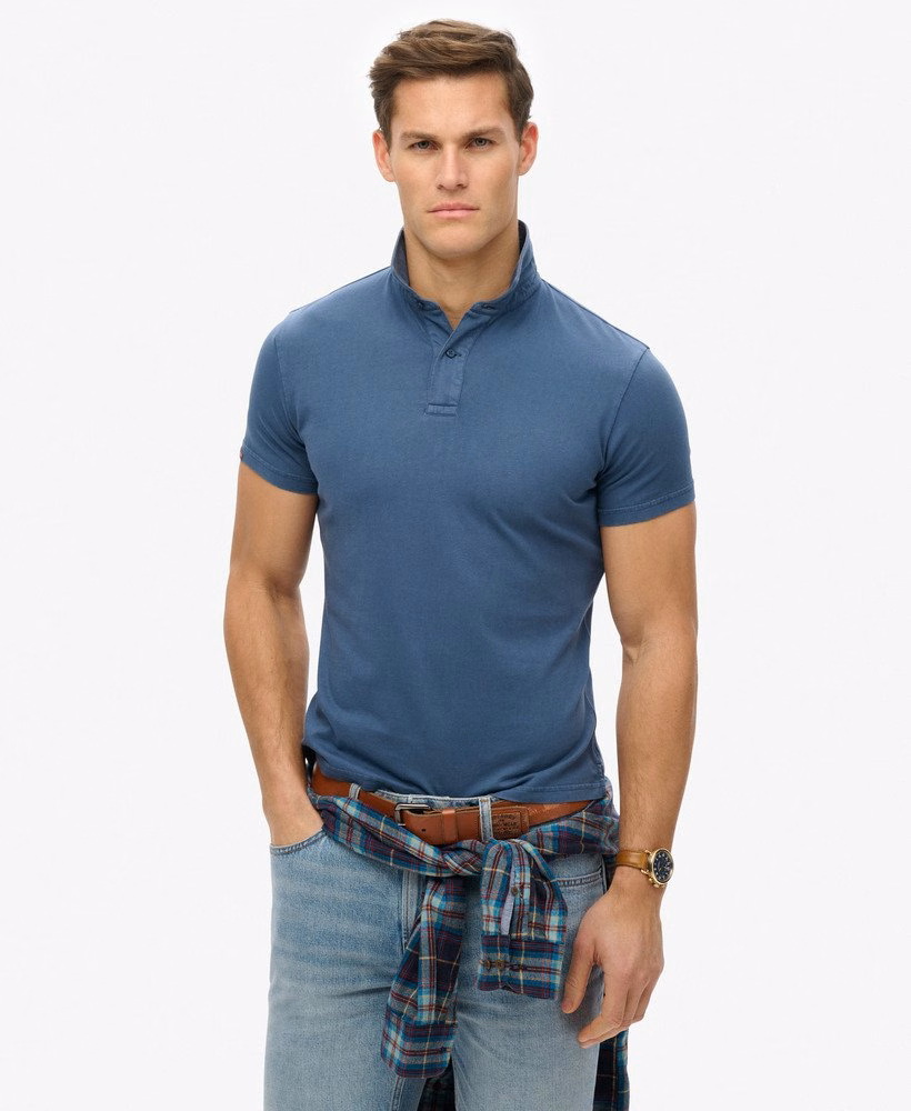 Essentiële jersey polo top