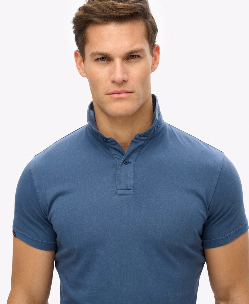 Essentiële jersey polo top