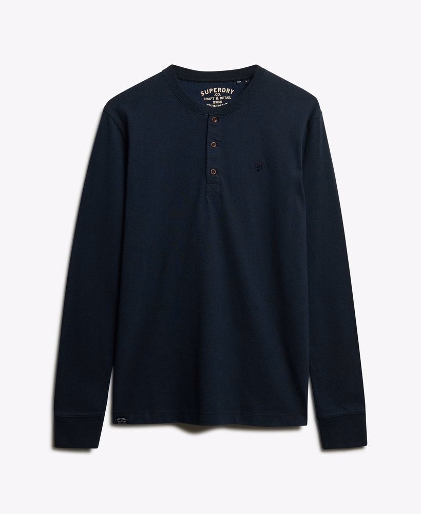 Klassieke, essentiële Henley-top