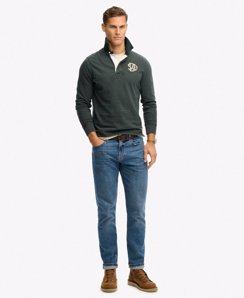 Vintage sportief rugbyshirt