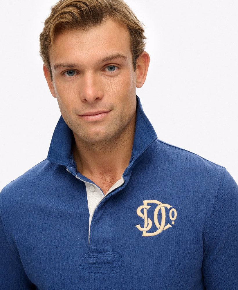 Vintage sportief rugbyshirt
