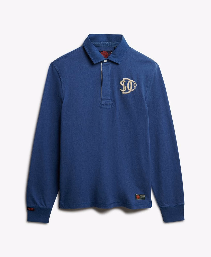 Vintage sportief rugbyshirt