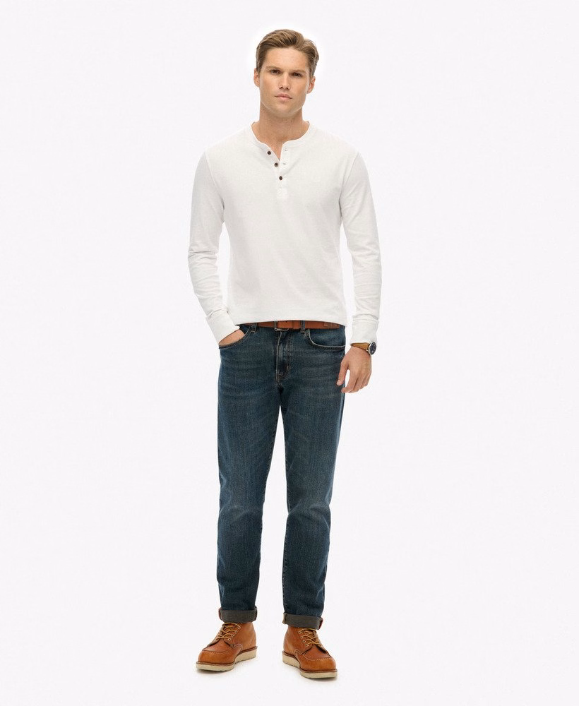 Klassieke, essentiële Henley-top