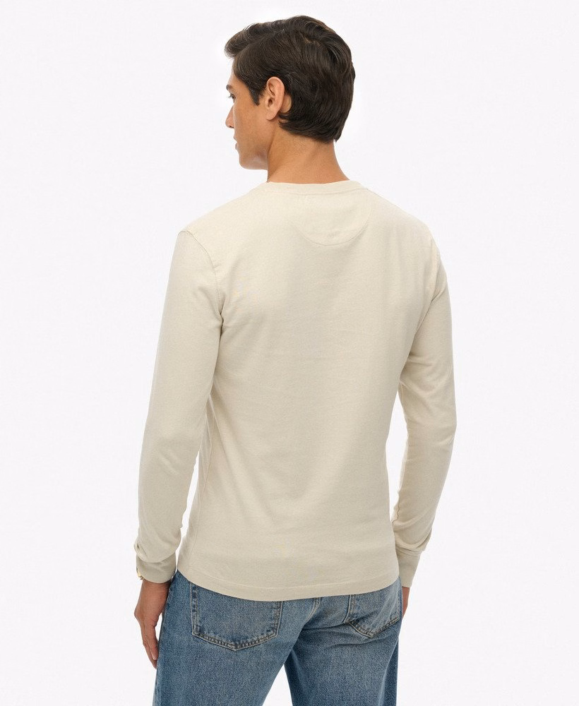 Klassieke, essentiële Henley-top