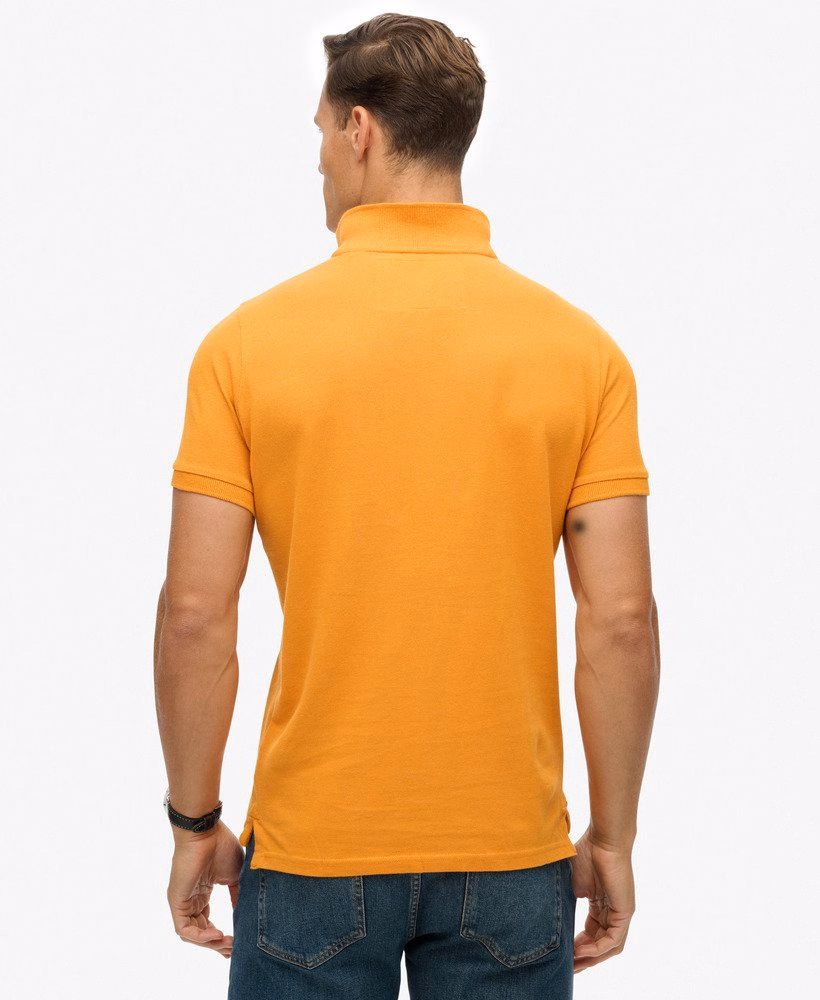 Vintage sportief poloshirt met borduurwerk