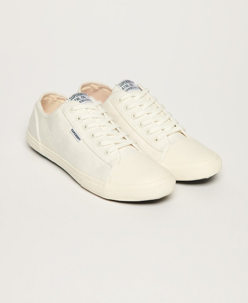 vegan low pro classic sneakers in wit