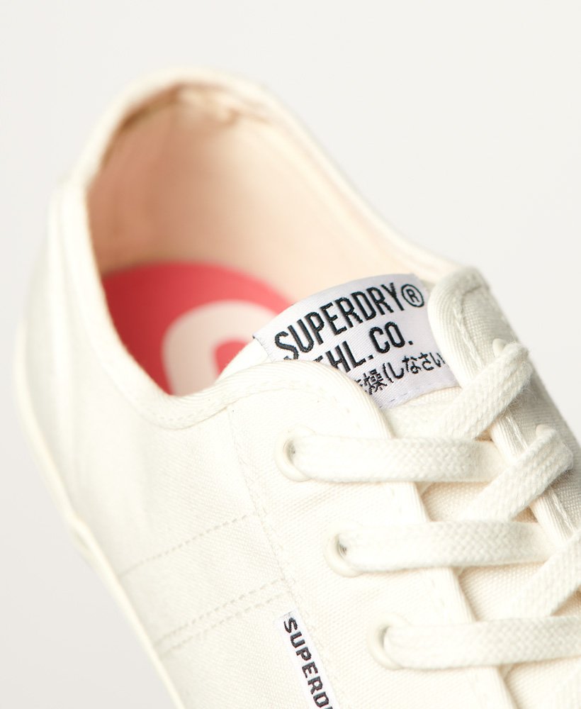 vegan low pro classic sneakers in wit