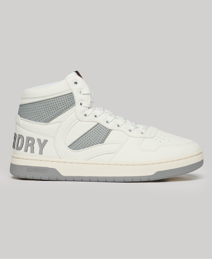 vegan jump high top sneakers in optic