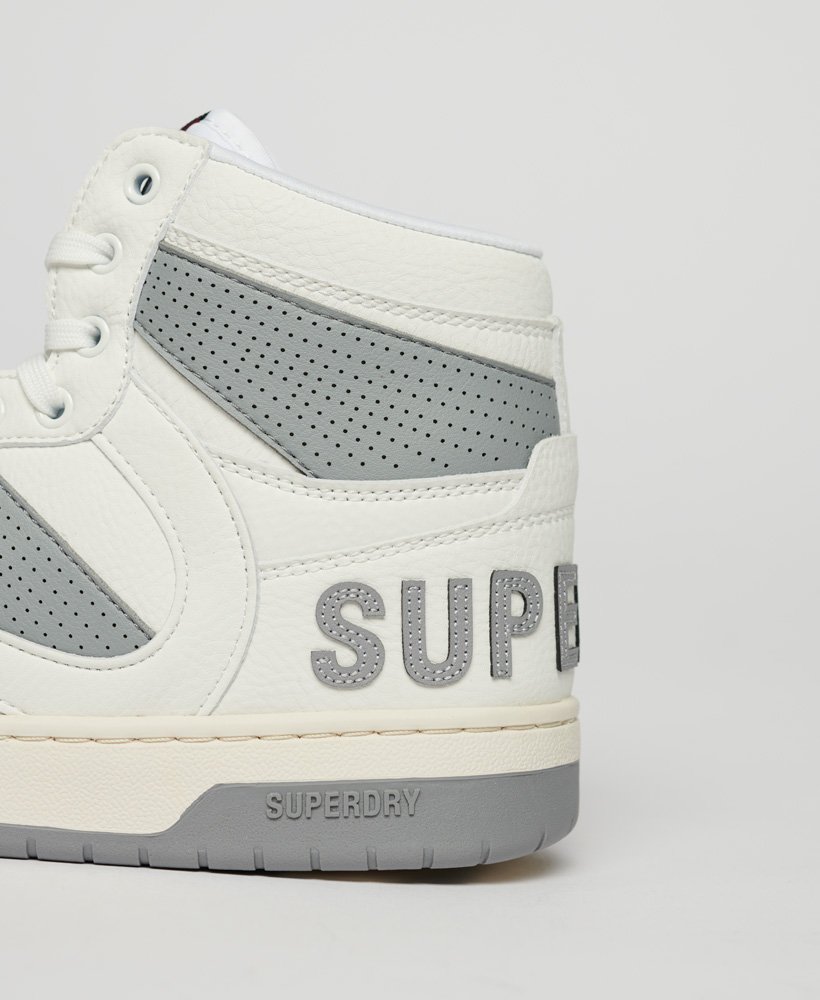 vegan jump high top sneakers in optic