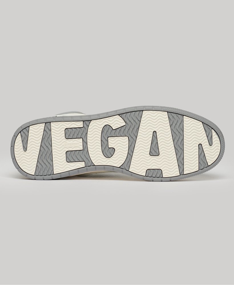 vegan jump high top sneakers in optic
