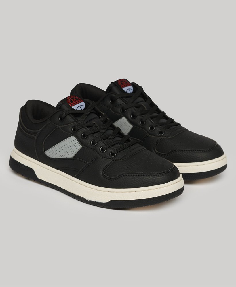 vegan jump lage sneakers in zwart