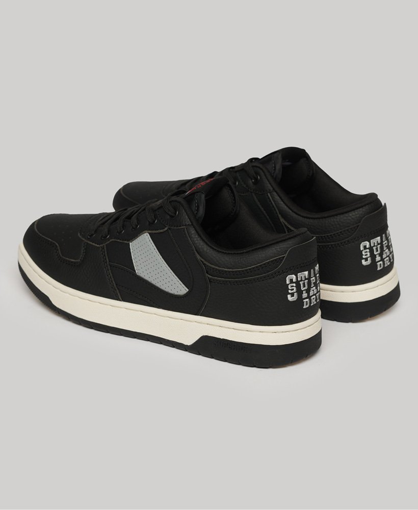 vegan jump lage sneakers in zwart