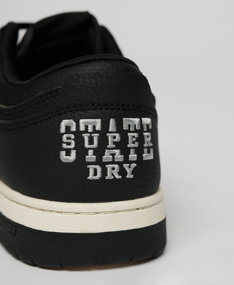 vegan jump lage sneakers in zwart
