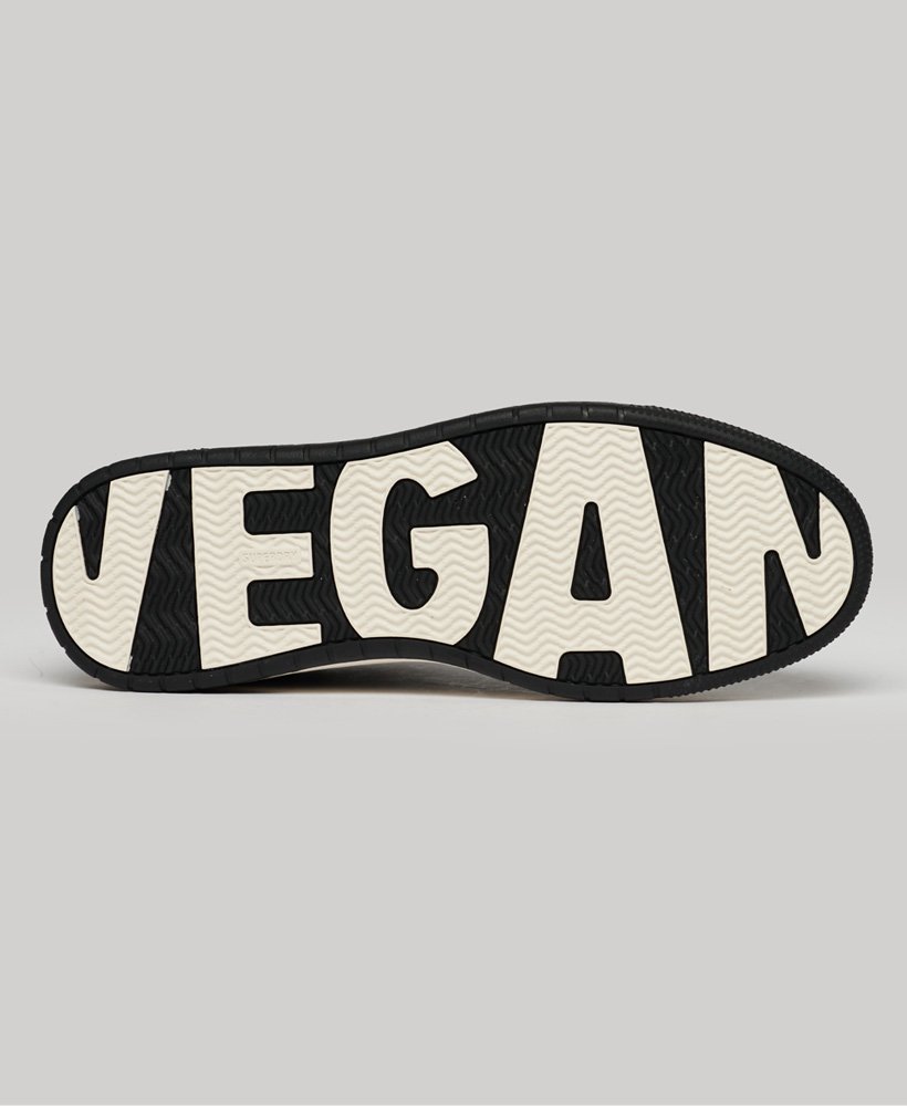 vegan jump lage sneakers in zwart