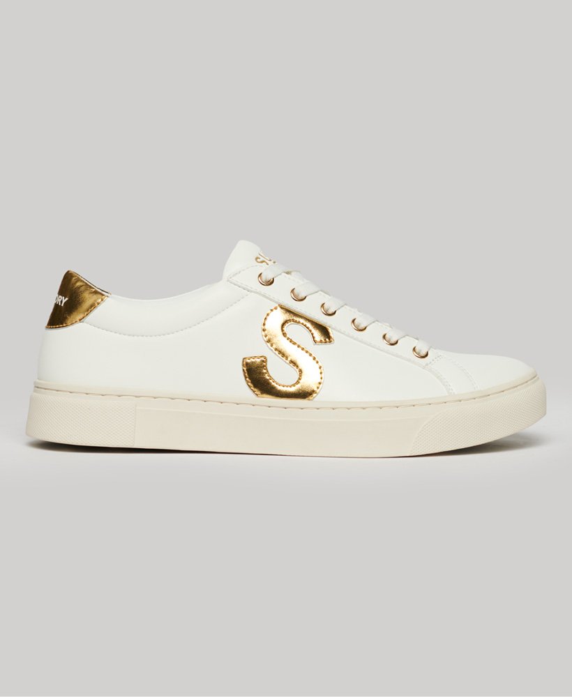vegan tennisschoenen in opticgold