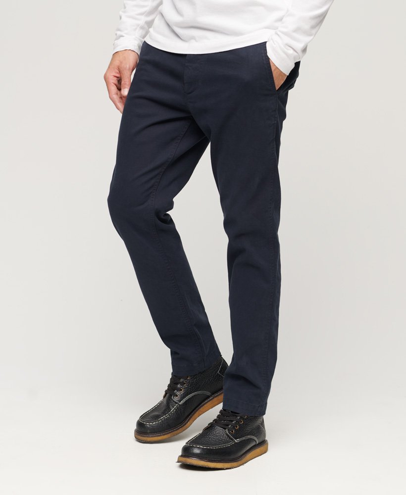 slim fit chinos in eclipse navy