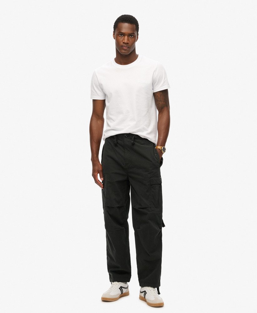 parachute grip broek in zwart