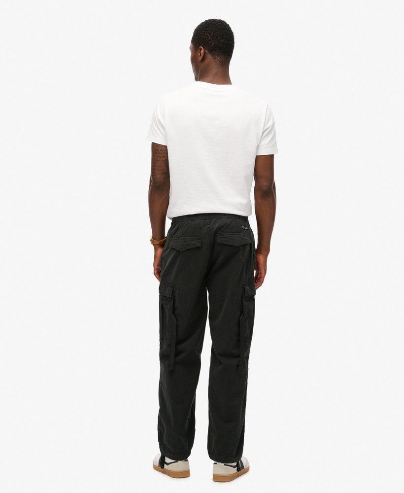 parachute grip broek in zwart