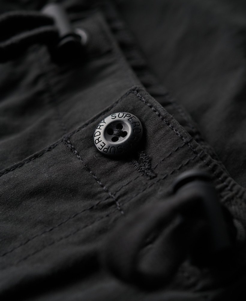 parachute grip broek in zwart