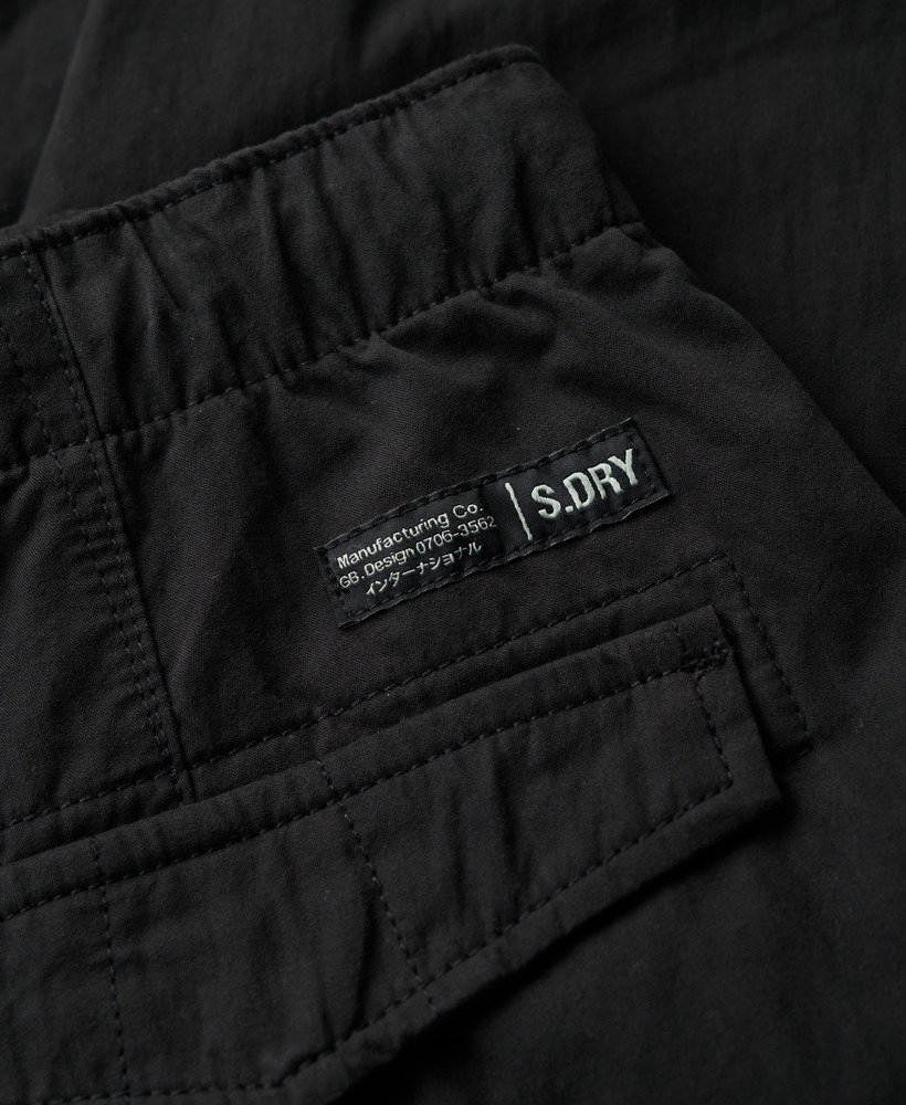 parachute grip broek in zwart
