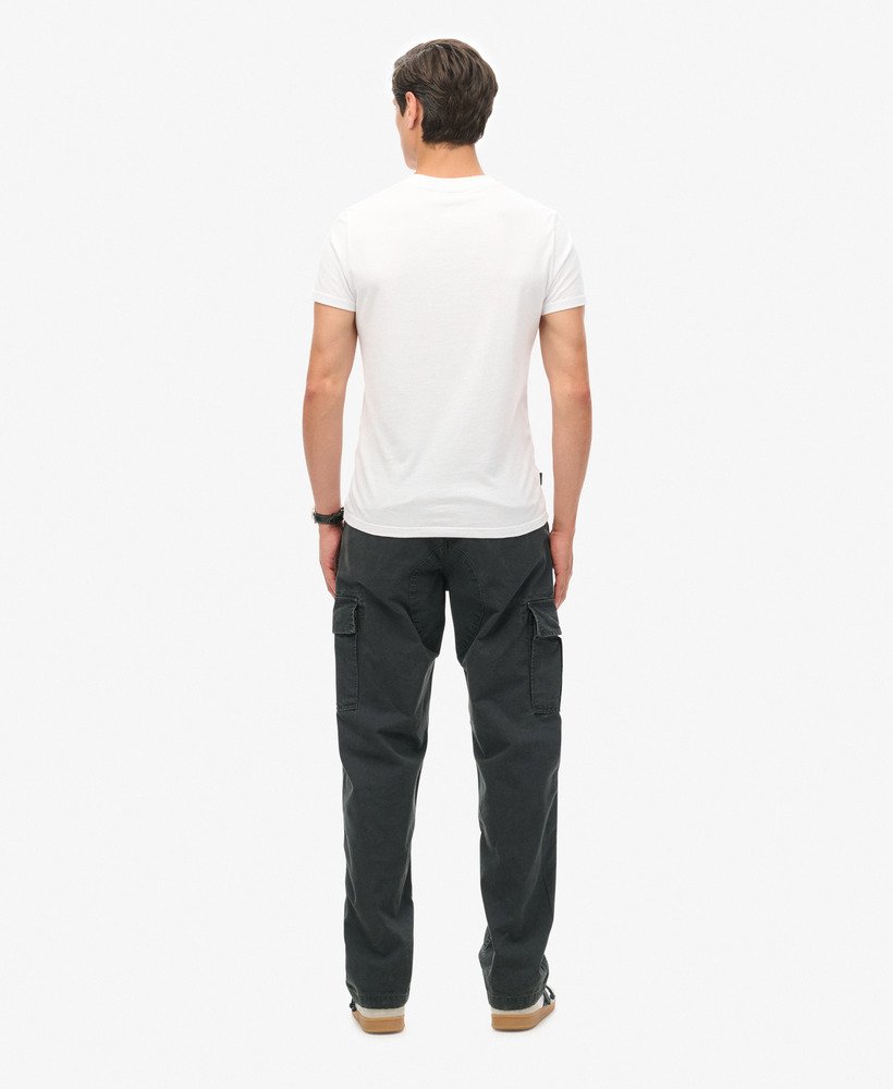 biologische katoenen baggy cargobroek in eclipse navy