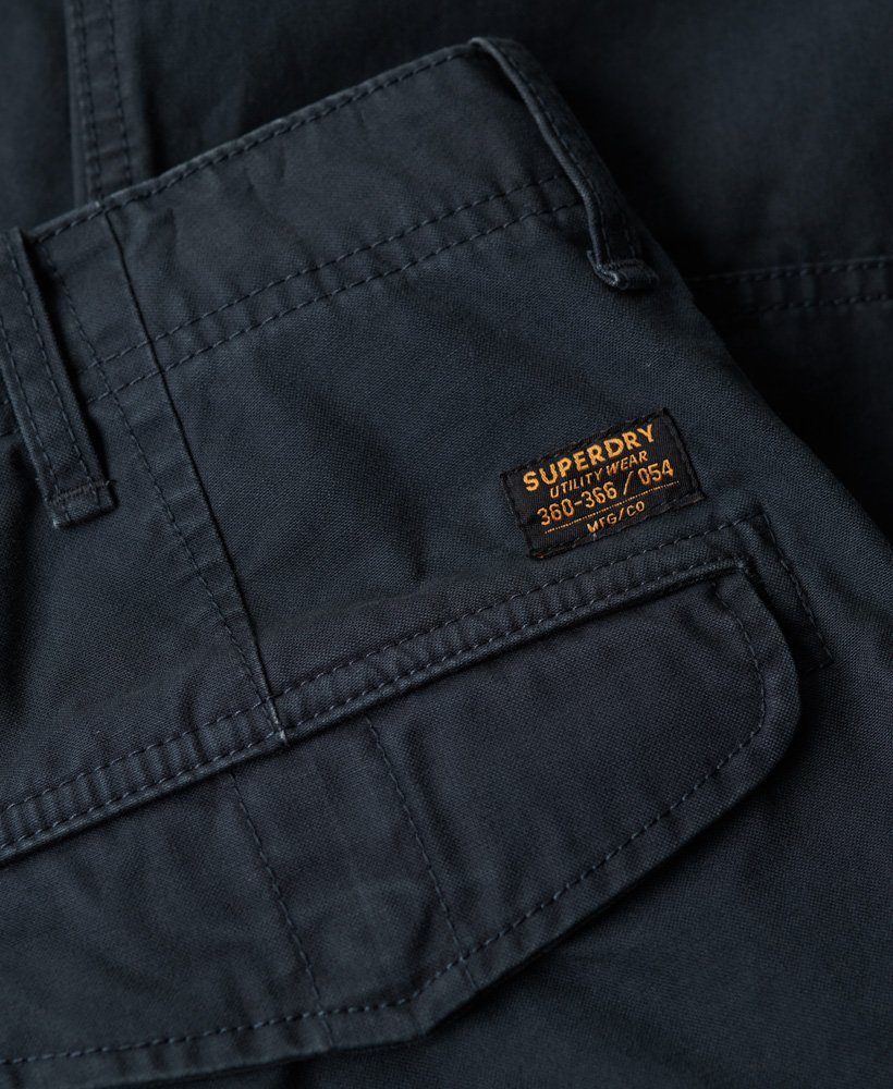 biologische katoenen baggy cargobroek in eclipse navy
