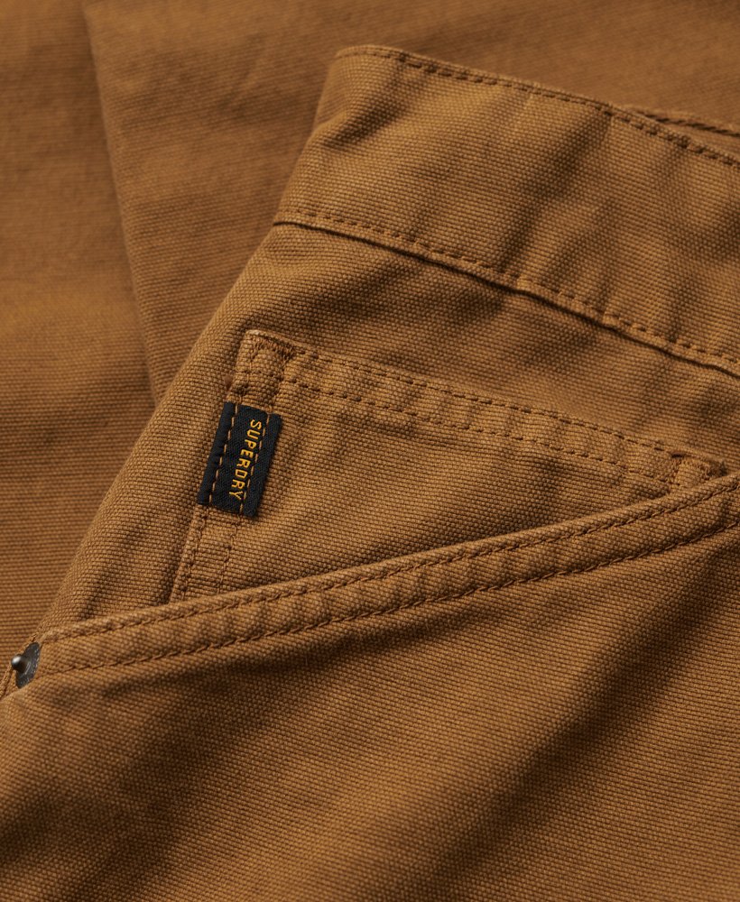timmermansbroek in tabaksbruin van denim co.
