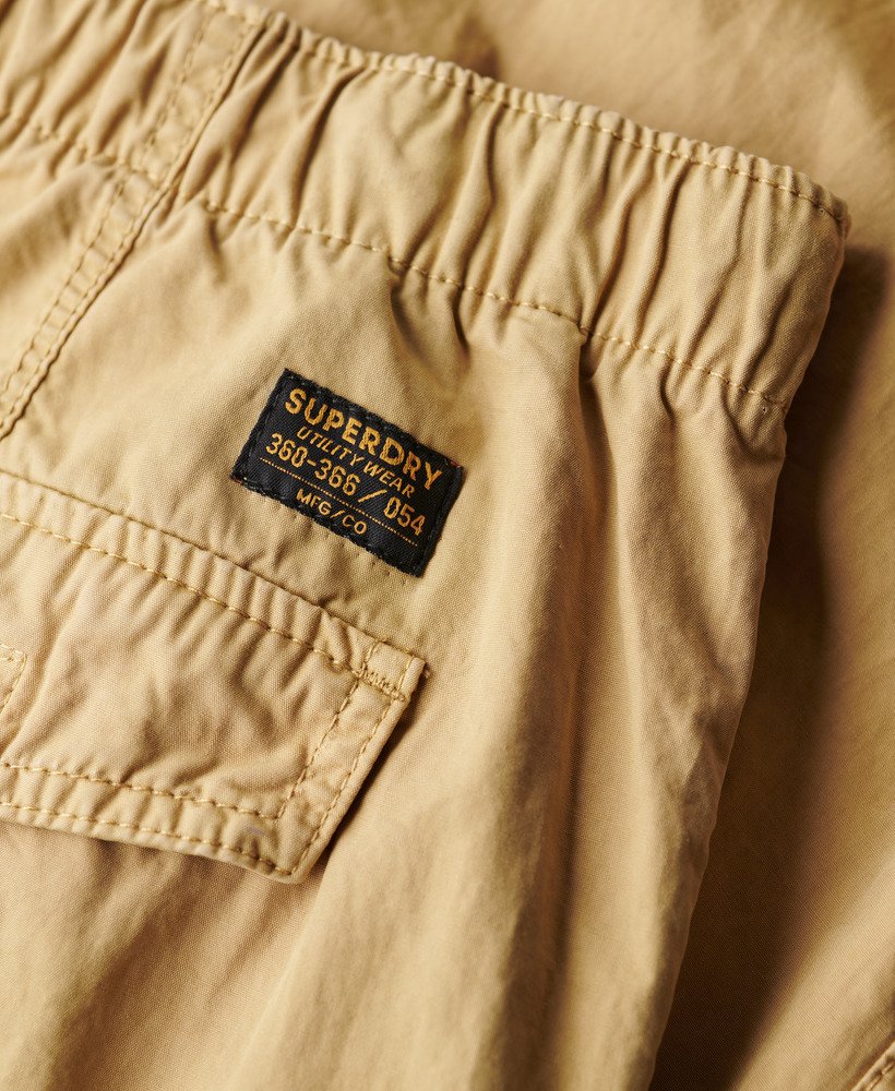 wijde parachutebroek in beige