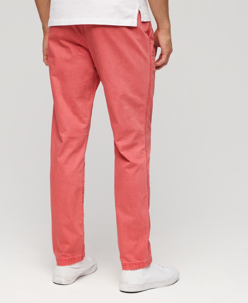 internationale chino broek in koraal