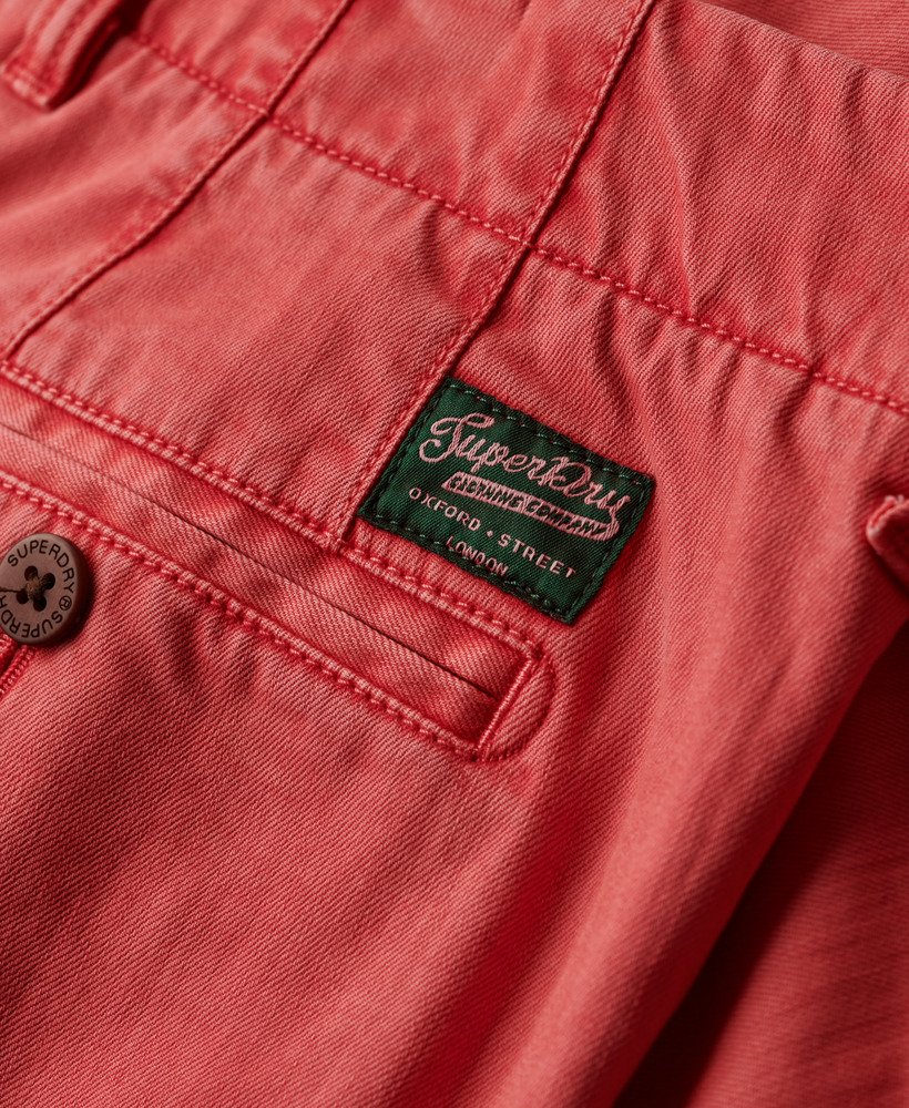 internationale chino broek in koraal