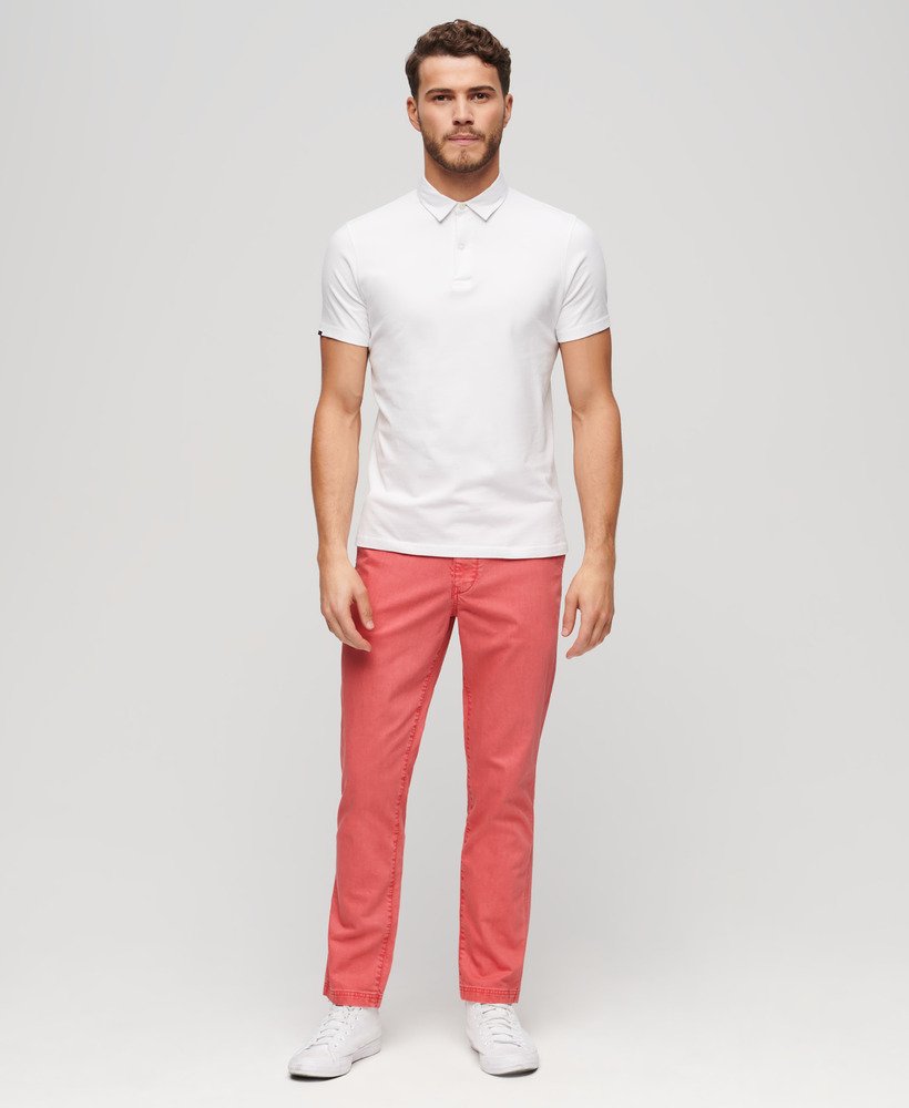 internationale chino broek in koraal