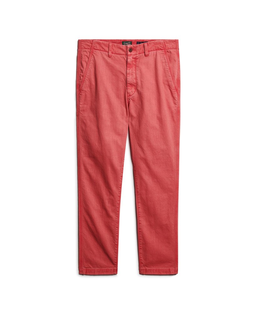 internationale chino broek in koraal