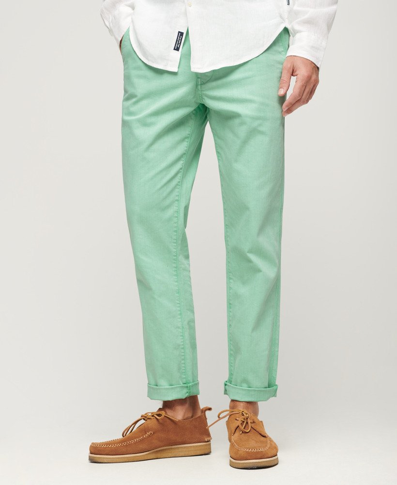 internationale chino broek in mintgroen