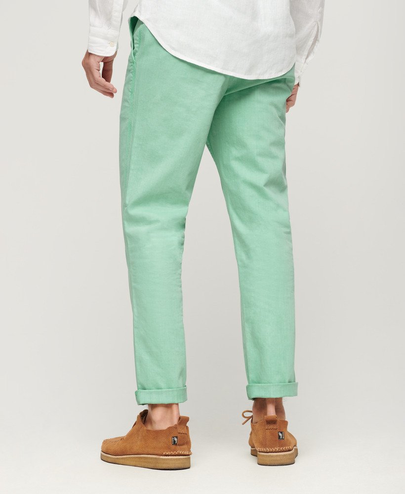 internationale chino broek in mintgroen
