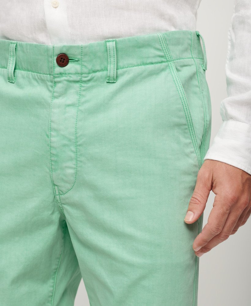internationale chino broek in mintgroen