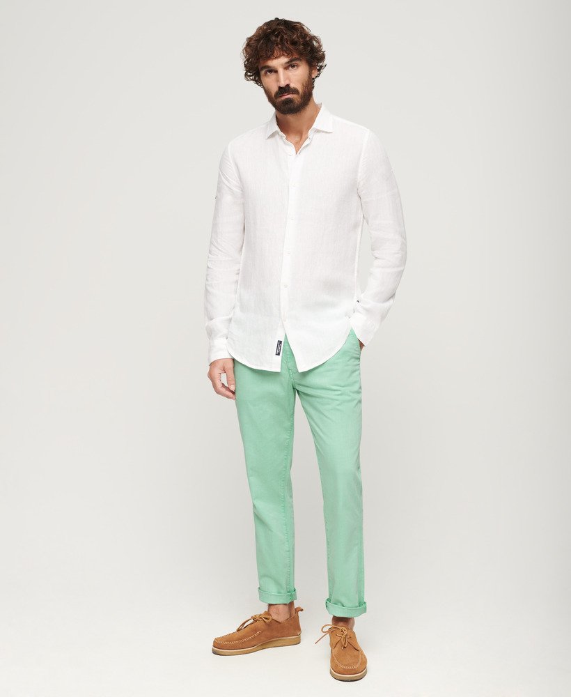 internationale chino broek in mintgroen