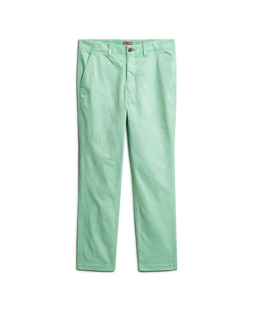 internationale chino broek in mintgroen