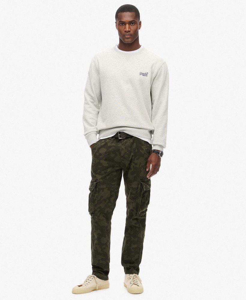 core cargo pants in woodland khaki camo