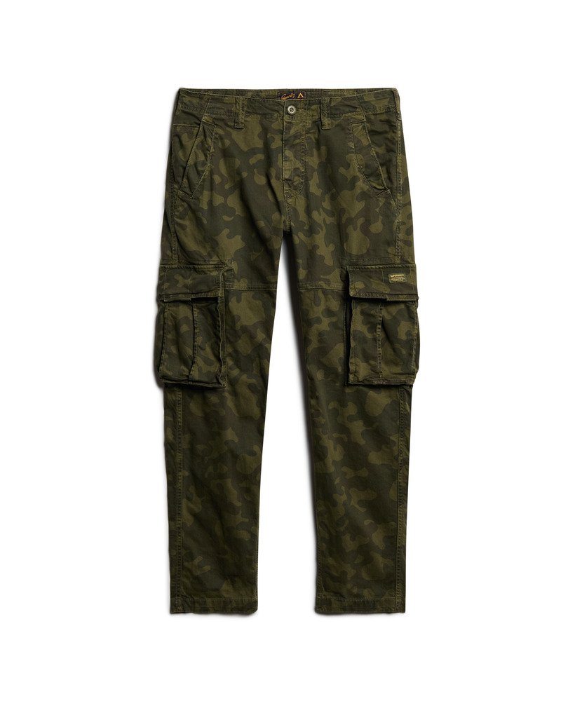 core cargo pants in woodland khaki camo