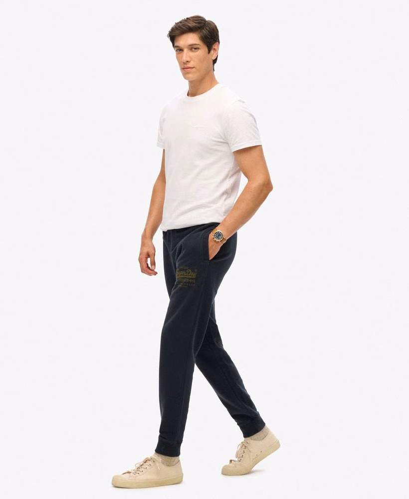 Klassieke vintage joggingbroek met logo-opdruk