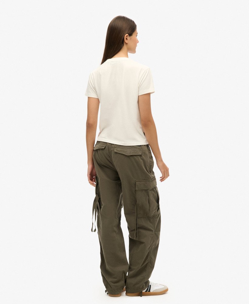 parachute grip pants in olive night