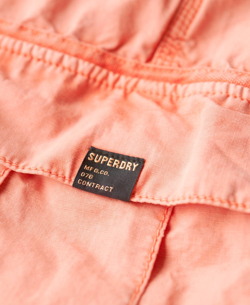 lage para cargo broek in terracotta