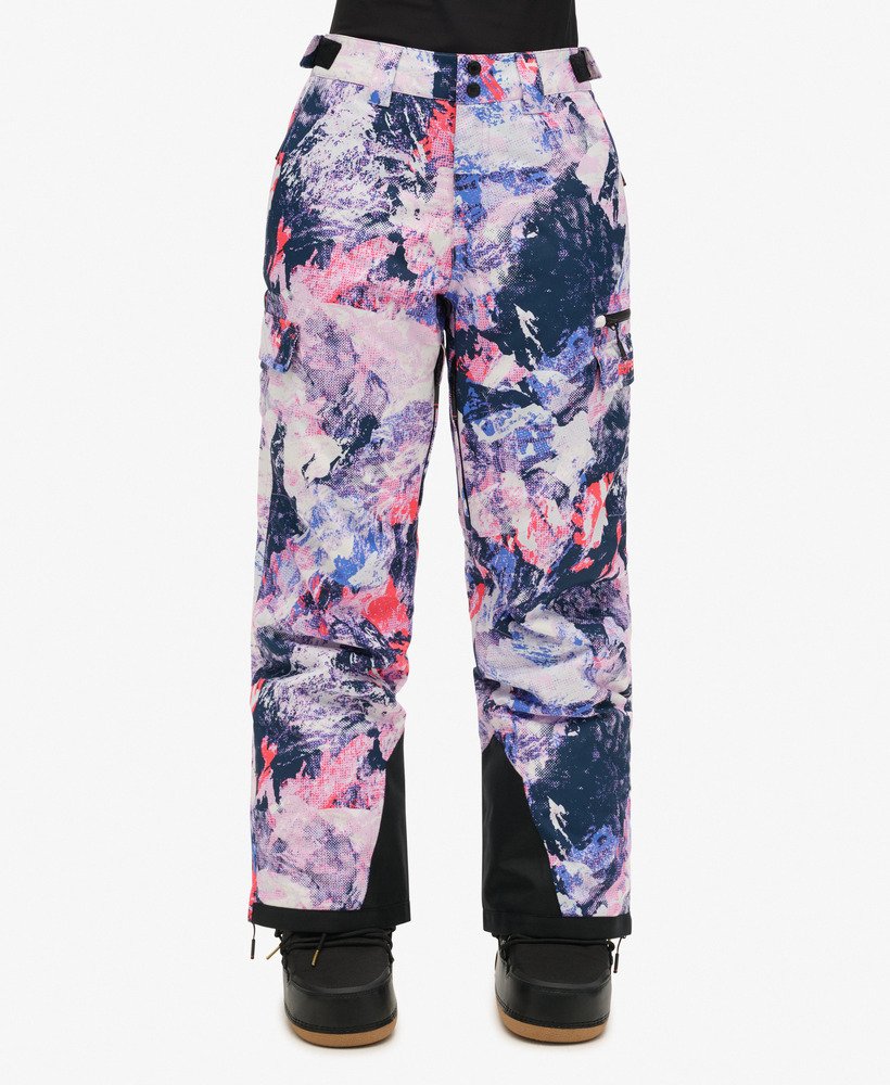 ski ultimate rescue-broek in mountain mesh-paars